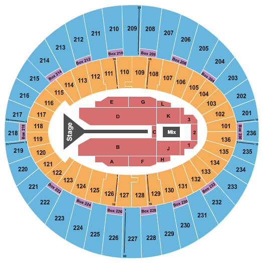 The Kia Forum Maroon 5 Seating Chart